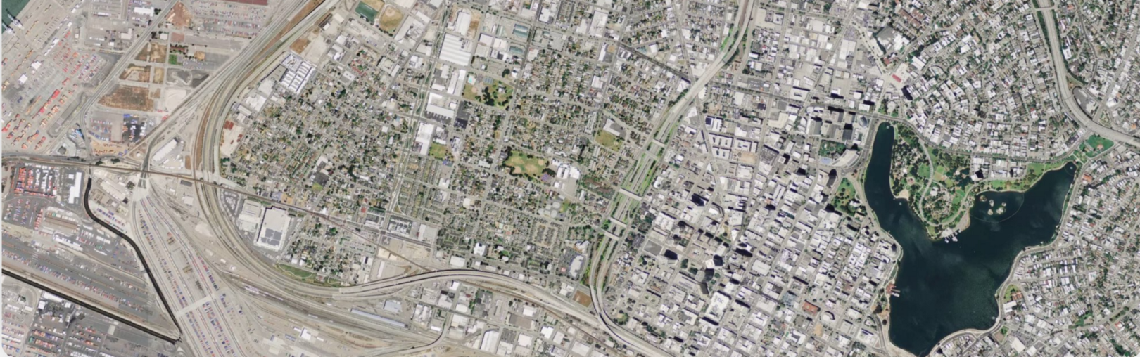 Aerial View of West Oakland